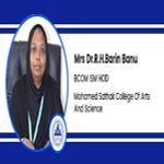 Interview Mrs Dr R H Barin Banu BCOM ISM HOD at Mohamed Sathak College Of Arts And Science Chennai